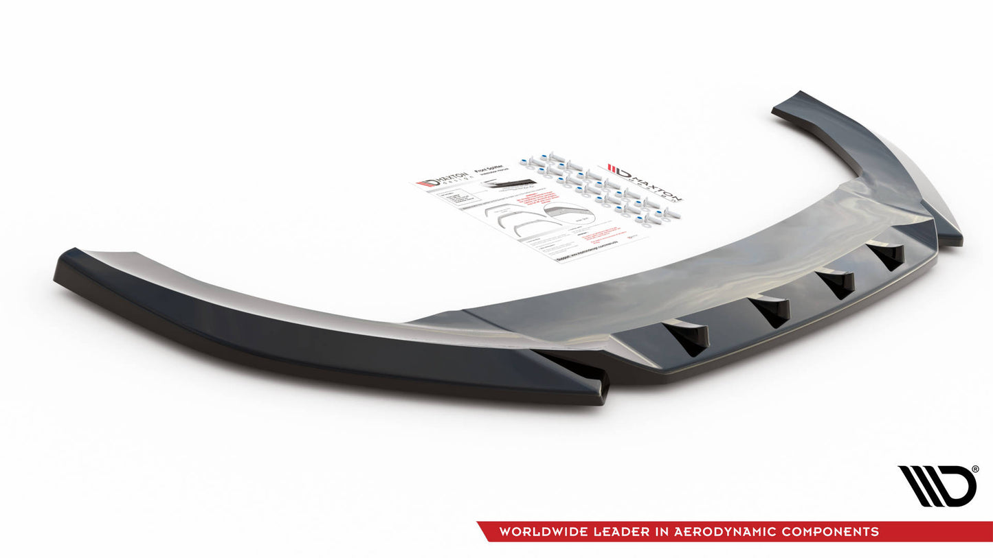 Front-Splitter-V.3-Cupra-Leon---Gloss-Black