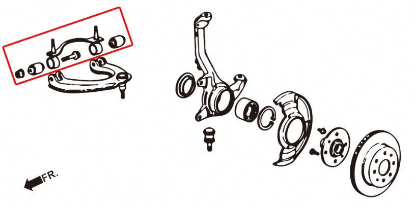 Hardrace-Front-Upper-Arm-Bushing-Part-Nr-7180