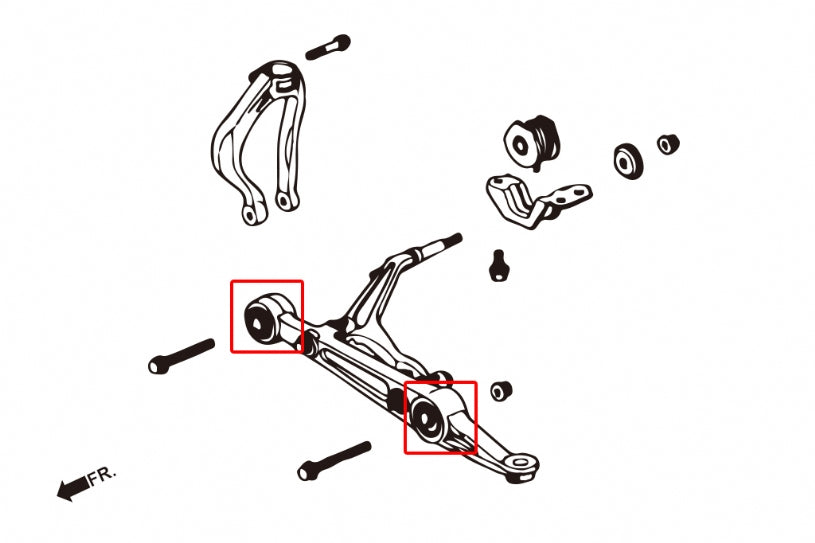 Hardrace-Front-Lower-Arm-Bushing-Part-Nr-6463