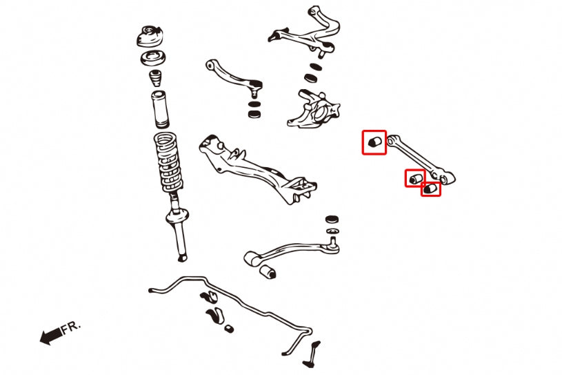 Hardrace-Rear-Lower-Arm-Bush-Part-Nr-6678