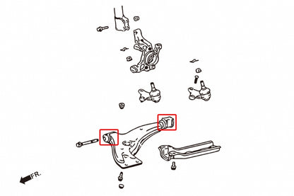 Hardrace-Front-Lower-Arm-Bushing-Part-Nr-7283