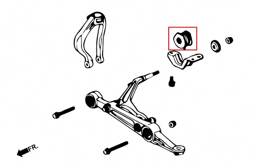Hardrace-Front-Compliance-Bushing-Part-Nr-6291