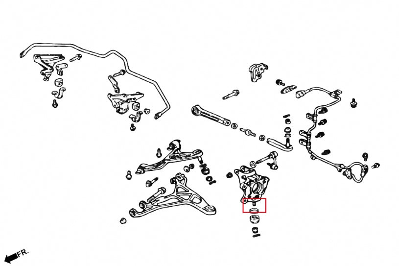 Hardrace-Rear-Lower-Ball-Joint-Part-Nr-Q0618