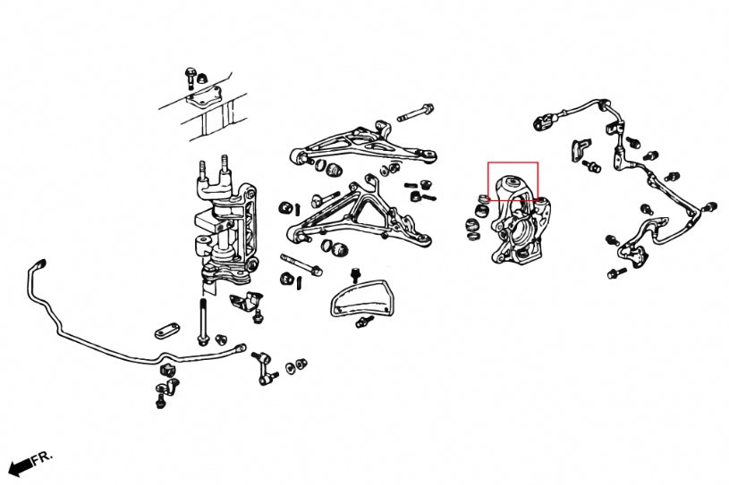 Hardrace-Front-Knuckle-Upper-Ball-Joint-Part-Nr-Q0625