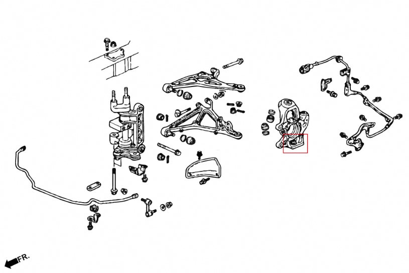 Hardrace-Front-Knuckle-Lower-Ball-Joint-Part-Nr-Q0626