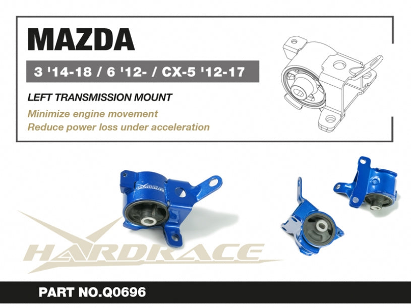 Hardrace-Left-Engine-Mount-Part-Nr-Q0696