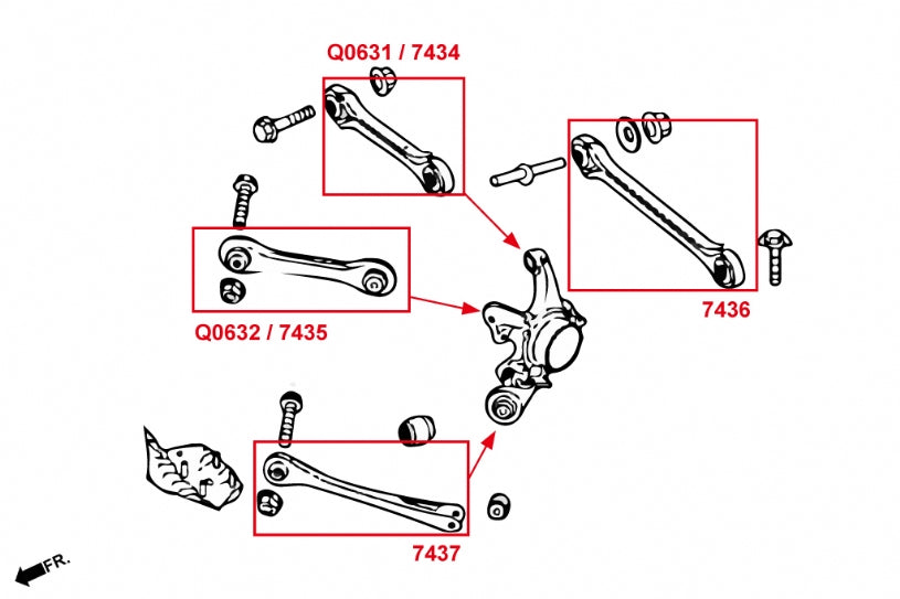 Hardrace-Rear-Camber-Kit-Part-Nr-Q0631