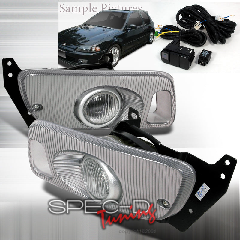 Honda-Civic-92-95-2/3D-Oem-Foglights-Clear