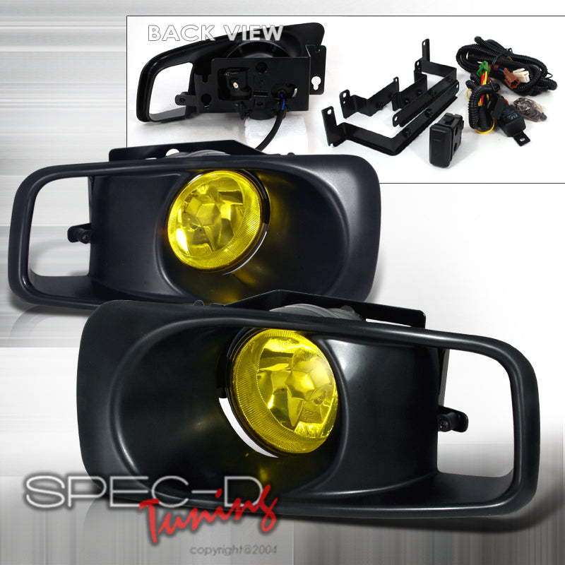 Honda-Civic-99-00-Oem-Foglights-Yellow