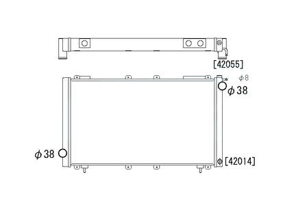 Subaru-Impreza-92-00-GC8-2.0T-EJ20-Koyo-Alu-Radiator-53mm