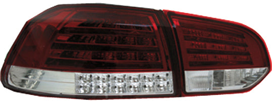 VW-Golf-6-LED-Taillights-Set-Red/Clear